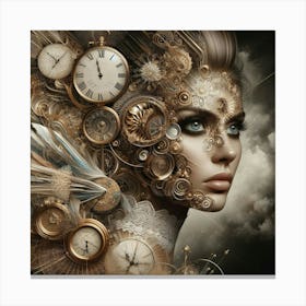 Clockwork Girl 1 Canvas Print