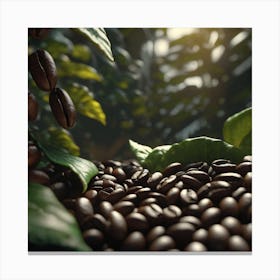 Coffee Beans 159 Canvas Print