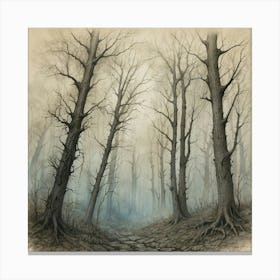 Dark Forest Canvas Print