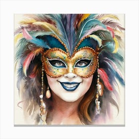 Carnival Mask 9 Canvas Print