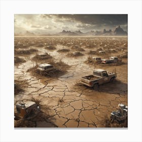 Desert Landscape 15 Canvas Print