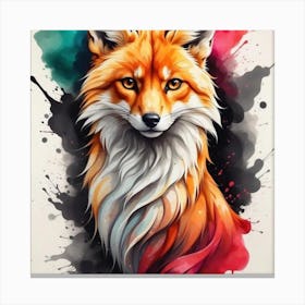 prettey wolf Canvas Print