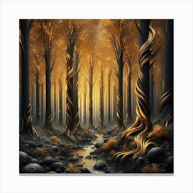 Forest Of Trees 12 Canvas Print