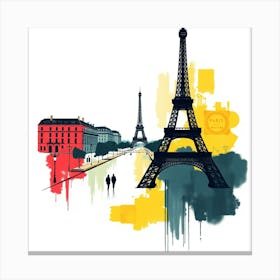 Paris Eiffel Tower Canvas Print