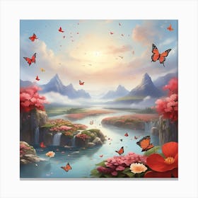 Flora And Fauna Canvas Print