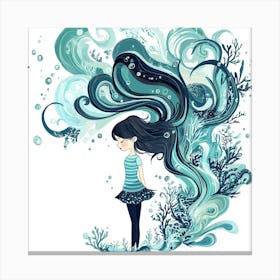 Mermaid 19 Canvas Print