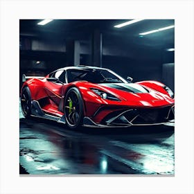 Sports Car Canvas Print