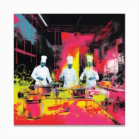 Chef'S Kitchen Canvas Print