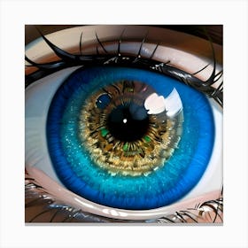 Blue Eye 4 Canvas Print