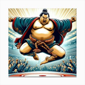 Super Sumo Canvas Print