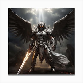 Angelic Warrior 1 Canvas Print