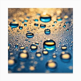 Water Droplets 13 Canvas Print