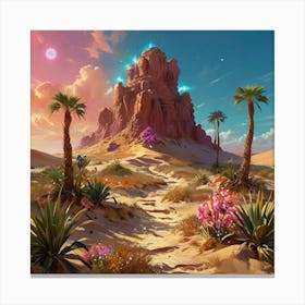 Desert Landscape 1 Canvas Print