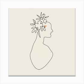 Flower Head Canvas Print