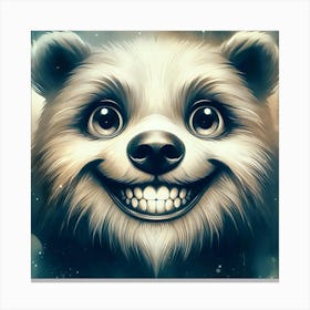 Happy Panda Canvas Print