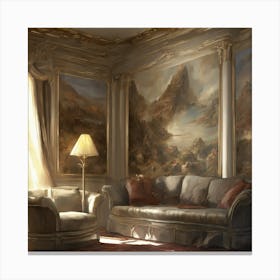 Living Room 3 Canvas Print