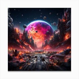 Alien Planet Canvas Print