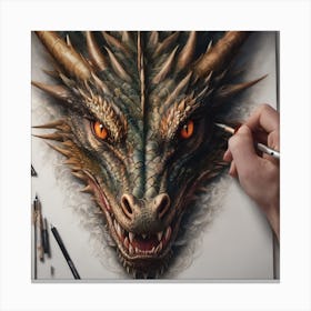 Dragon Art To Life Canvas Print