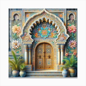 Islamic Door 1 Canvas Print