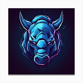 Bull Head 5 Canvas Print