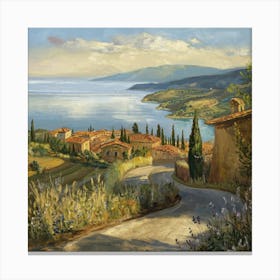 Tuscany Painting, Art, Italy Canvas Print