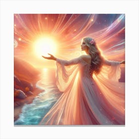 Angel Of The Sun Canvas Print