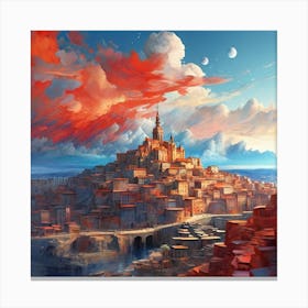 City In The Sky 1 Canvas Print