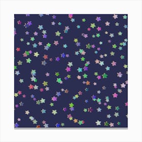 Confetti Stars Canvas Print