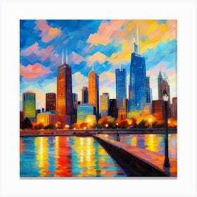 the city Canvas Print