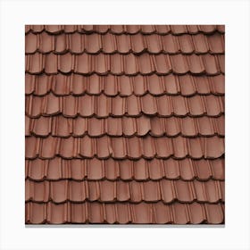 Brown Tile Roof 1 Canvas Print