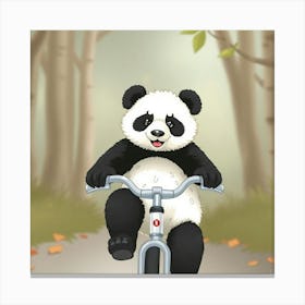 Asm A Cute Panda Riding A Bicycle C8be3e25 4e97 409a 9654 7bdd5de6dd8c Canvas Print