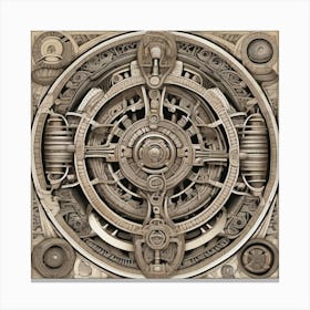 Ancient Clockwork Canvas Print