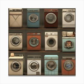 Default Default Vintage Laundryfor Defferent Seasons Aestethic 0 Canvas Print