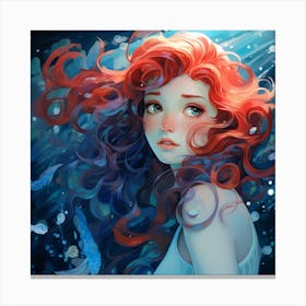 Little Mermaid inspired Canvas Print