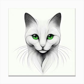 Creative Feline Cat Artwork 115 Canvas Print