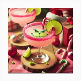 Christmas Margaritas Canvas Print