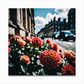 Flowers In London Photography (8) Canvas Print