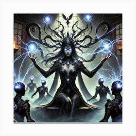 Queen Sorath Mind Control Canvas Print