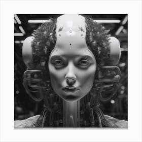 Futuristic Woman 52 Canvas Print