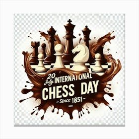 International Chess Day Canvas Print