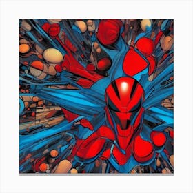 Spider-Man In Action Canvas Print