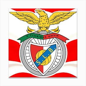 S.L. Benfica Logo Wall Art 19 Canvas Print