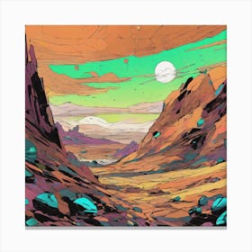 Desert Landscape 1 Canvas Print