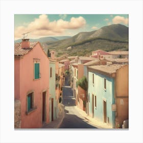 Street In France Canvas Print