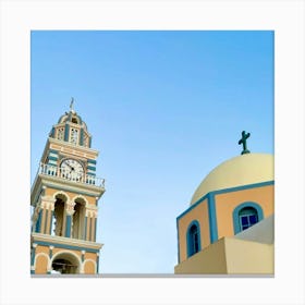 Church In Santorini 1 Canvas Print