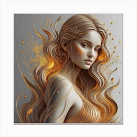 Golden Girl 1 Canvas Print