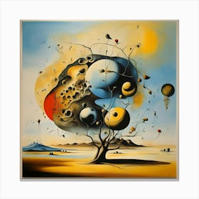 'The Tree Of Life' : Echoes of Dali Canvas Print