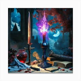 Witch'S Spell Canvas Print