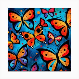 Butterfly Painting Canvas Print