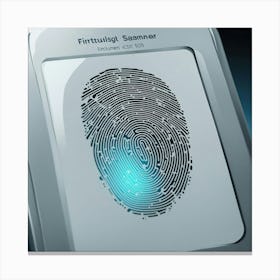 Fingerprint Scanner 2 Canvas Print